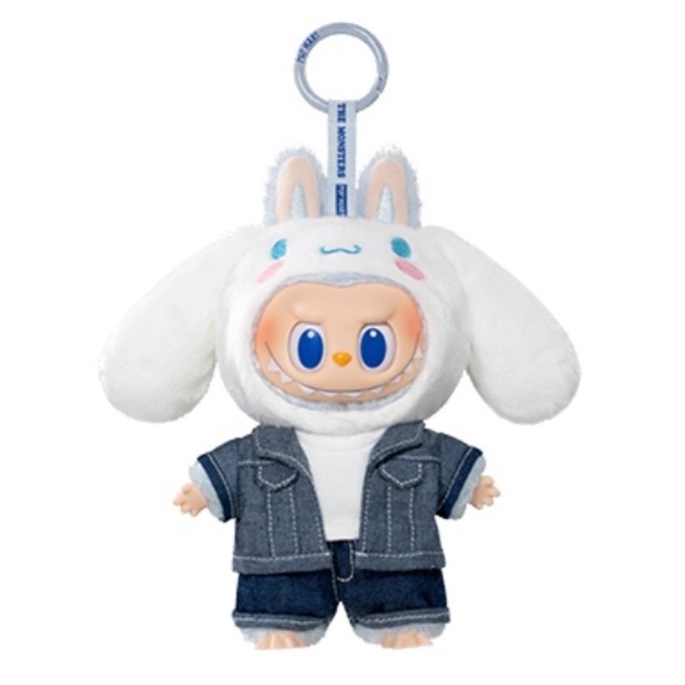 NIB Labubu x Hello Kitty & Friends Series - Vinyl Plush Pendant. - Cinnamoroll